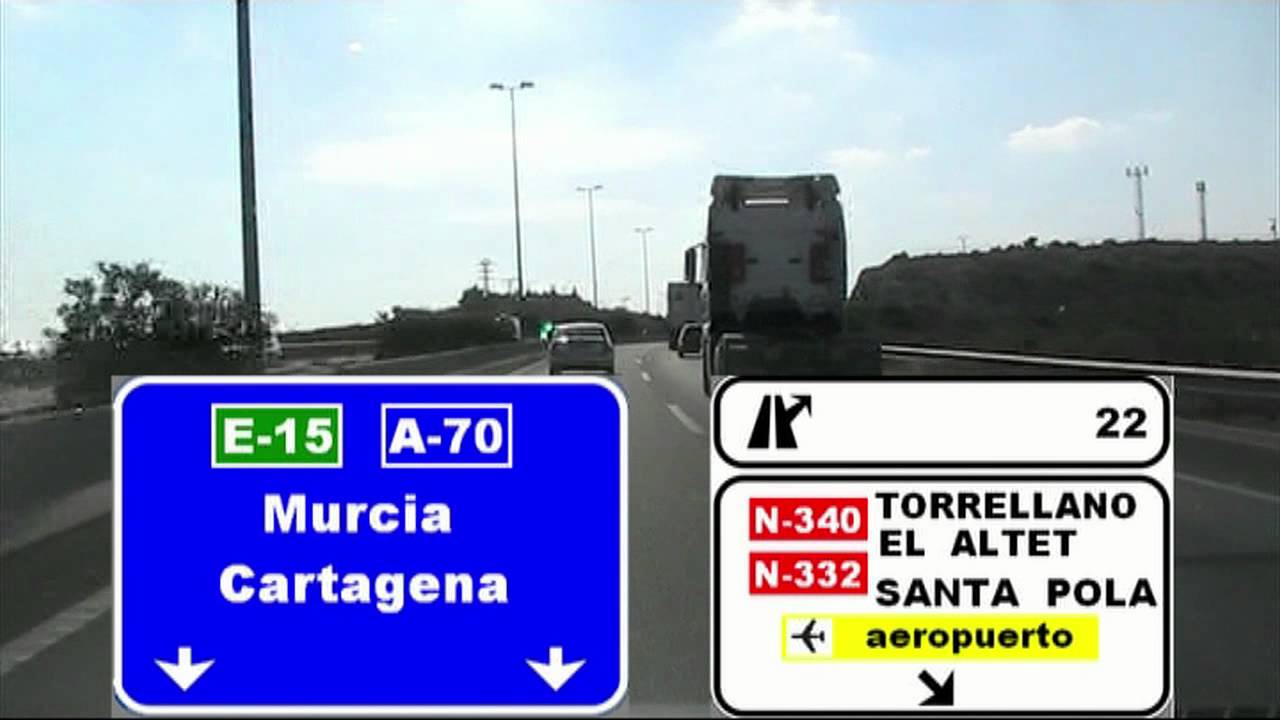 A-70 Alicante , Circunvalación , Alrededor de Alicante / Around Alicante - Highways in Spain