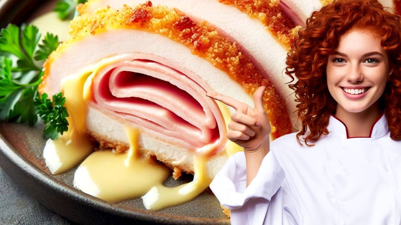 BEST Chicken Cordon Bleu Schnitzel Recipe