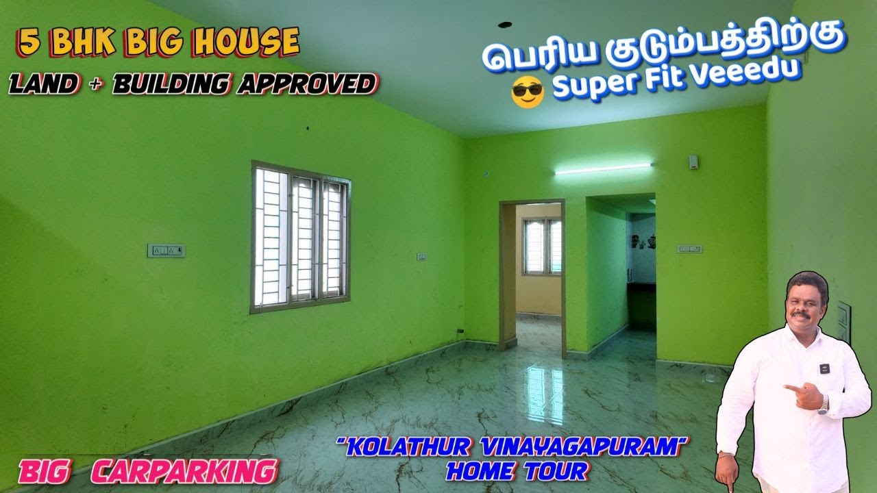 WOW House for Sale in Chennai 🏡 | Kolathur Vinayagapuram  l கொளத்தூர் மெகா வீடு!"விற்பனை