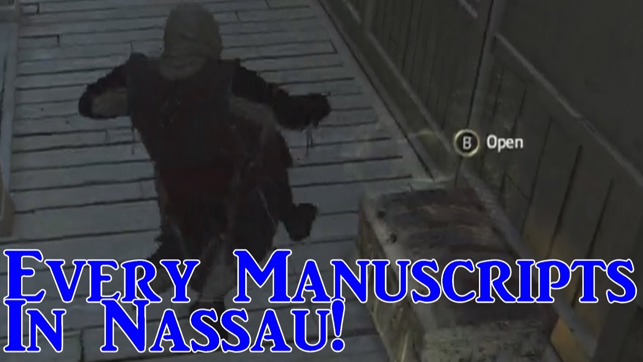 Every Manuscripts/Secrets in Nassau! (5/5) (AC4 Collectibles)