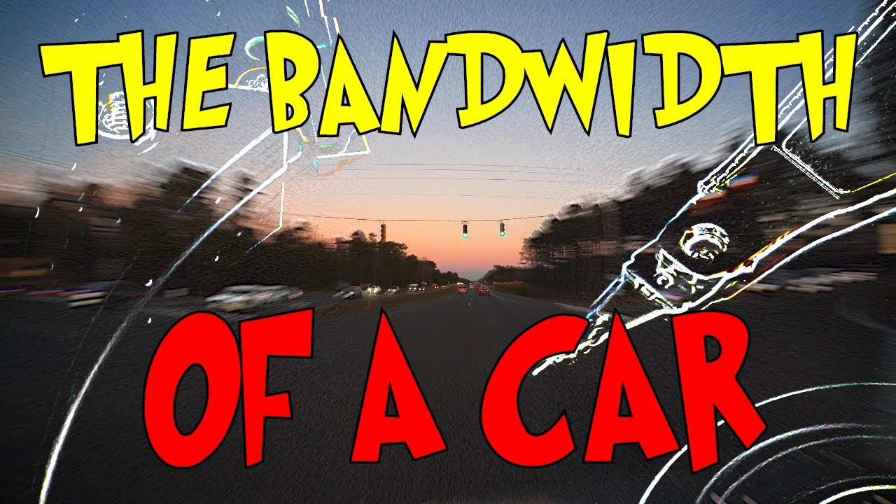 SNEAKERNET: THE FASTEST INTERNET! - The Bandwidth of a Car Full of Disks