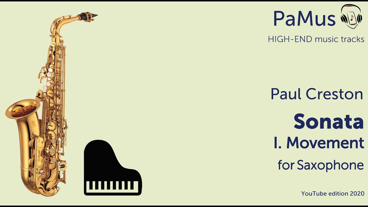 Paul Creston: Sonata for saxophone Op.19, I. movement