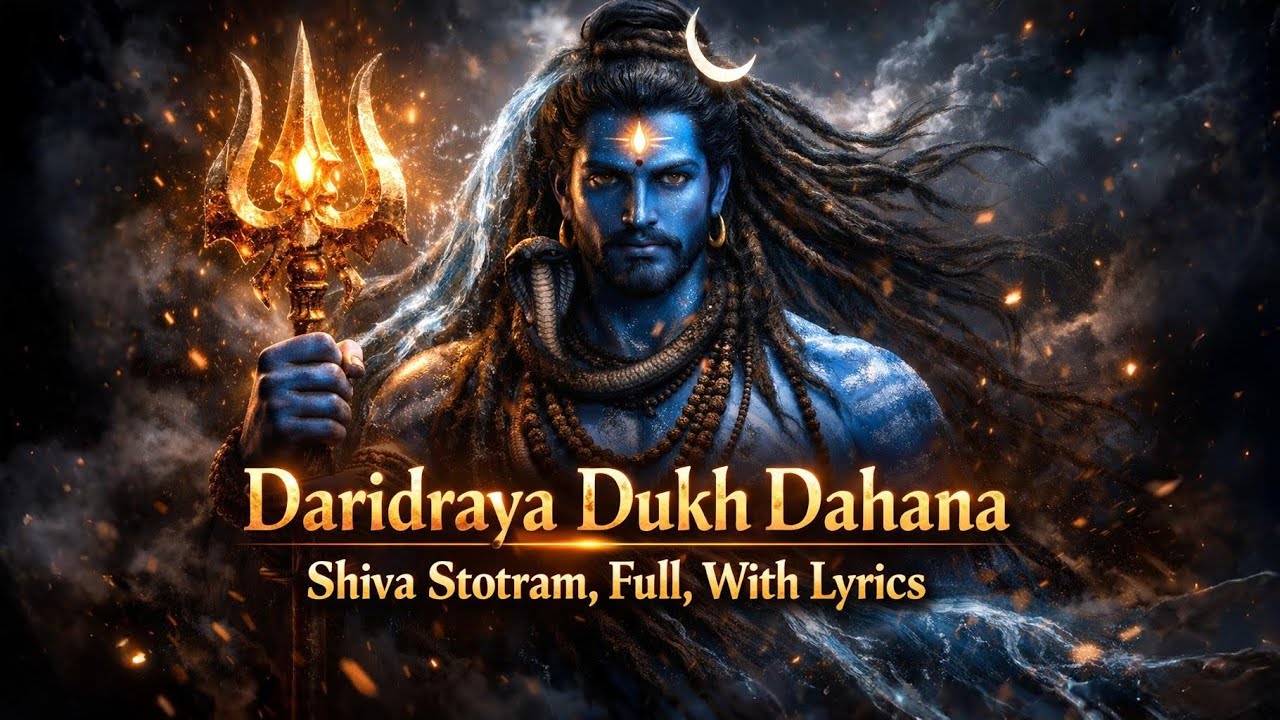 Daridraya Dukh Dahana Shiva Stotram with lyrics | दरिद्रता दहन करने वाला शिव स्तोत्र | Choodamani