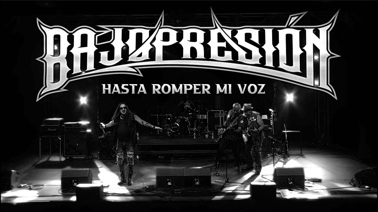 BajopresióN - Hasta romper mi voz (Lyric video)