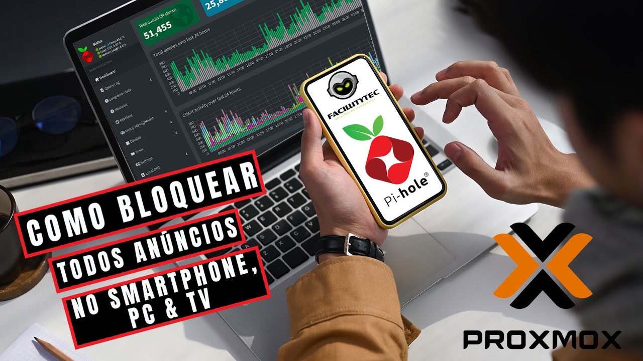Pi-Hole com unbound virtualizado no Proxmox - Anúncios nunca mais!!!! - Bloqueei TODOS...