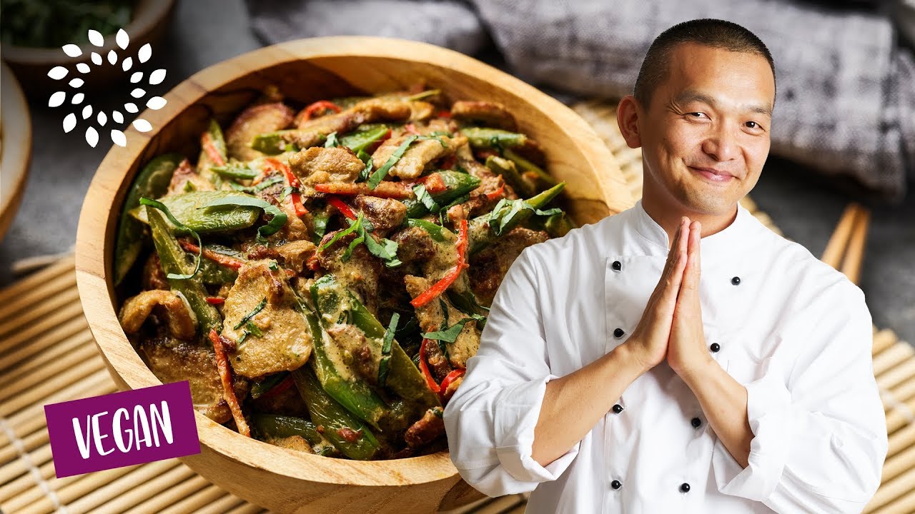 Seitan Geschnetzeltes malaysisch