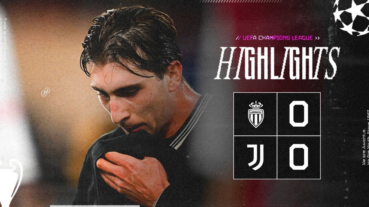 AS Monaco 0-0 Juventus | HIGHLIGHTS Champions League