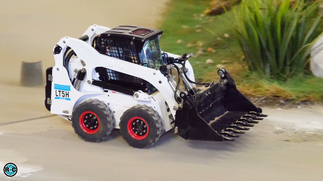 LESU RC Hydraulic Full Metal Wheeled Skid-Steer Loader LT5H from Thicon