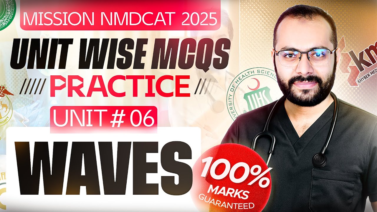 Waves & Oscillations | Chapterwise MCQs Practice | MDCAT 2025 Physics | PMDC Syllabus