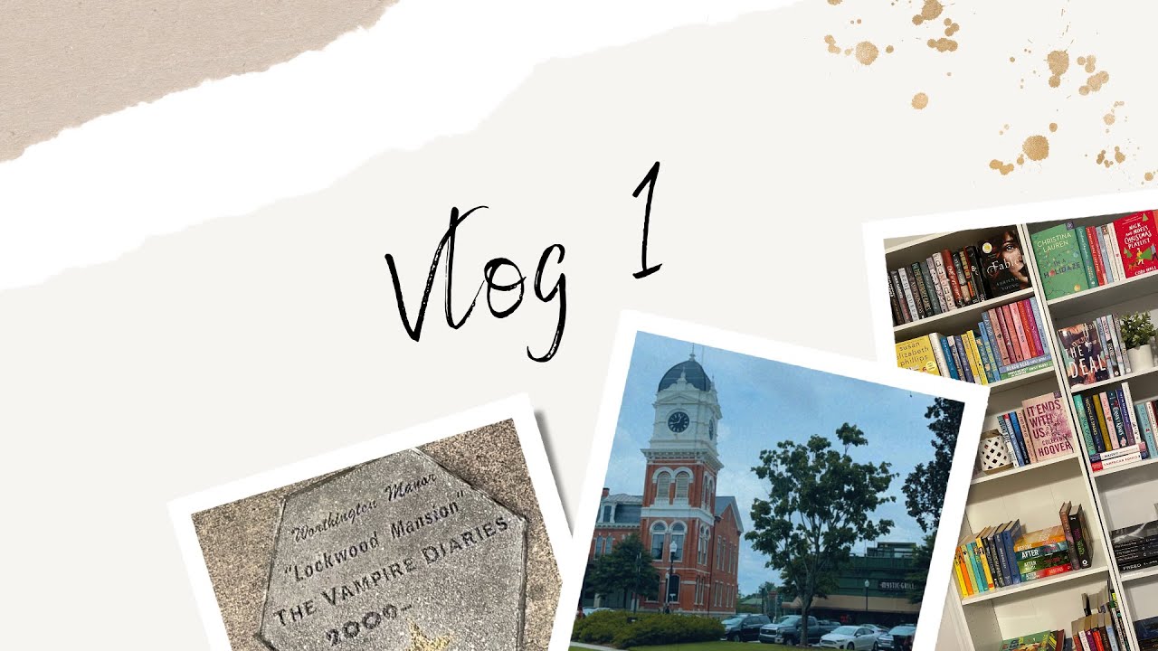 Mystic Falls | Vampire Diaries Locations | NEW BOOKSHELF | Painting our bathroom | Vlog 1