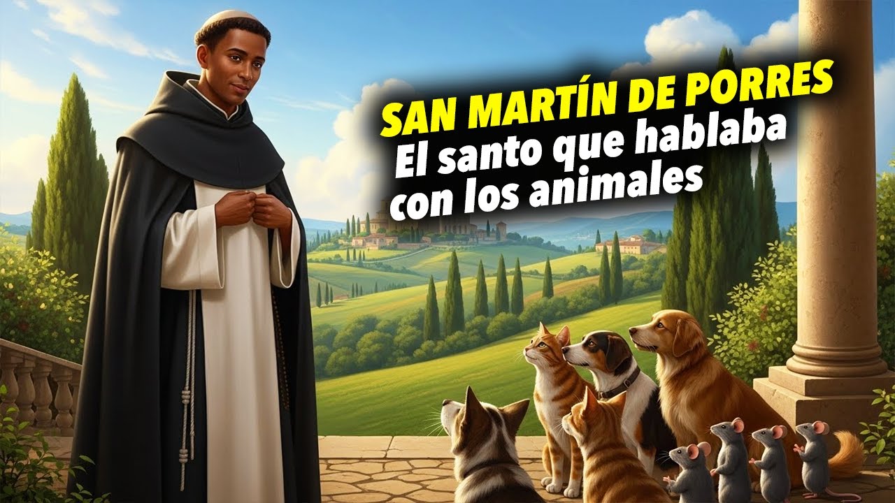 🐾 SAN MARTÍN DE PORRES 🐕: Los 6 Milagros Más Asombrosos | Historias de Santos 📜