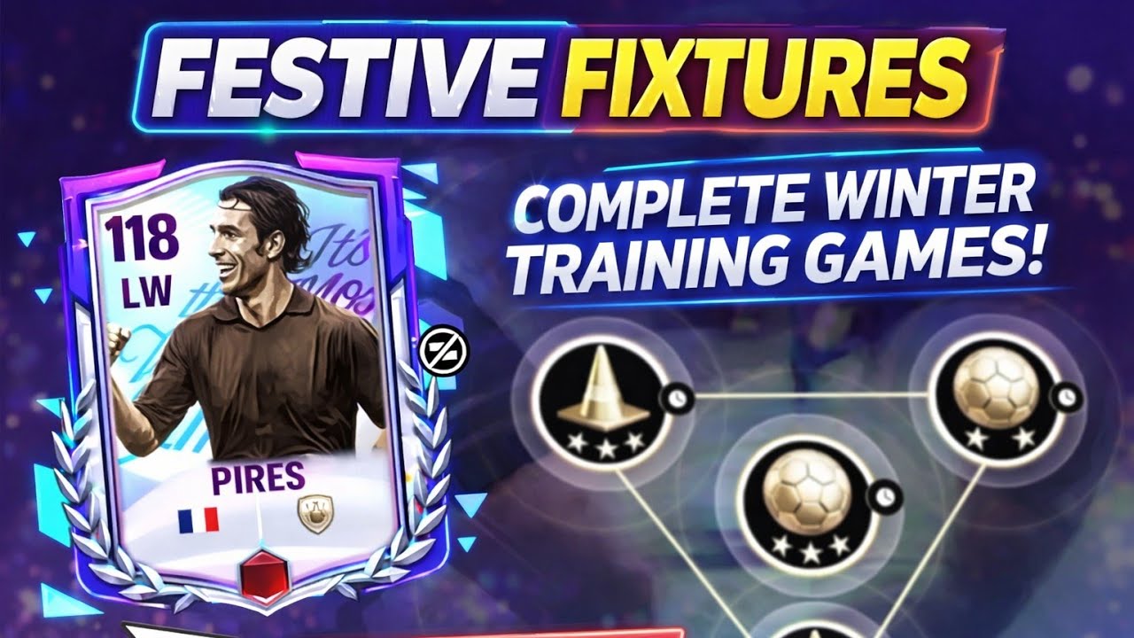 FESTIVE FIXTURES WINTER TRAINING GAMES ⚽