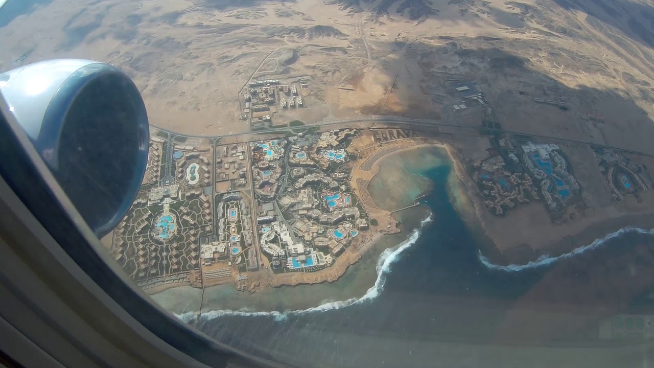 Marsa Alam Gennaio 2020 con NEOS Atterraggio lungo e movimentato