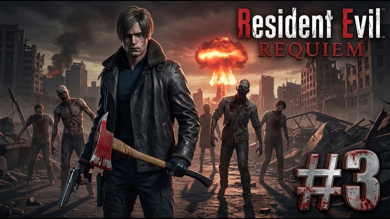 ЛЕОН ВЕРНУЛСЯ В РАКУН СИТИ В RESIDENT EVIL REQUIEM на СТРИМЕ #3
