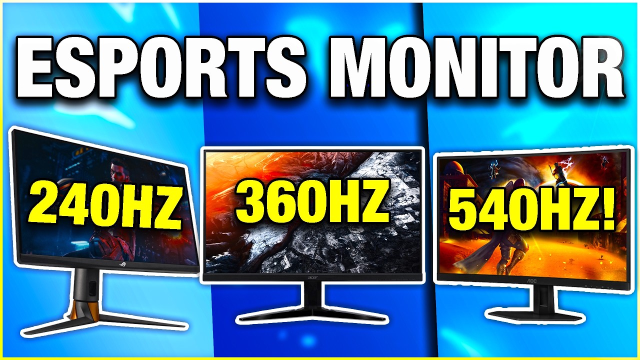 Best Esports Gaming Monitor in 2025 | 360 Hz , 240 Hz & More!