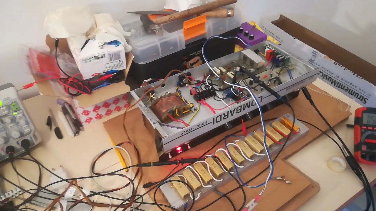 Amplificatore Lombardi LL120 - Prova di potenza