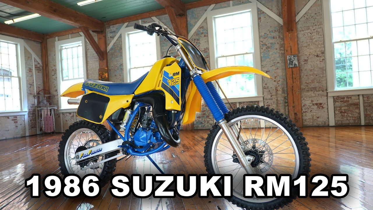1986 SUZUKI RM125 PRISTINE