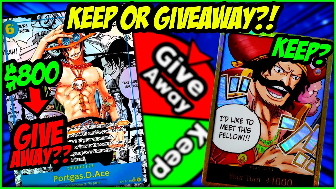 I Opened an OP-13 Box&hellip; But a Wheel Decided If I KEEP or GIVE AWAY Every Hit | One Piece TCG