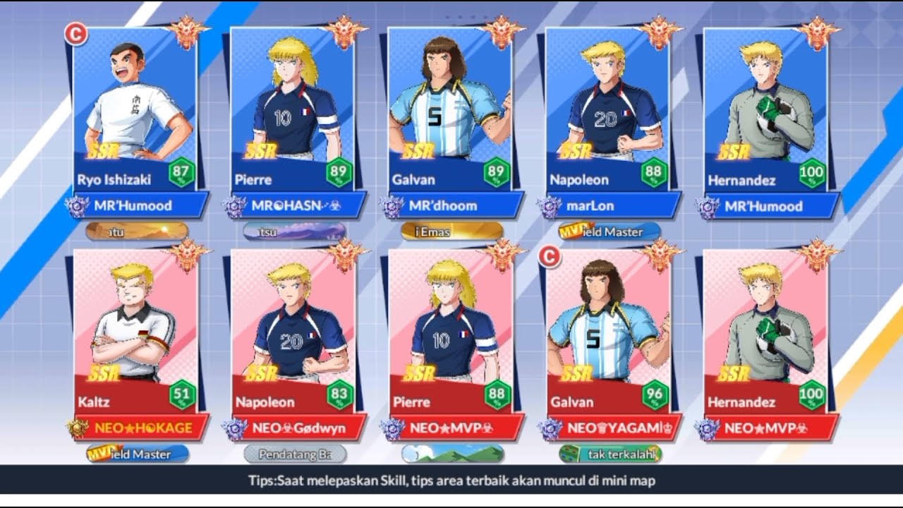 VS (MR') SEMAKIN MEMANAS!!! 4vs4 (CAPTAIN TSUBASA ACE) 