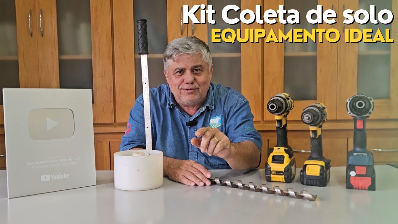 Kit Coletor de Solo com Parafusadeira - QUAL EQUIPAMENTO COMPRAR? Ep#210