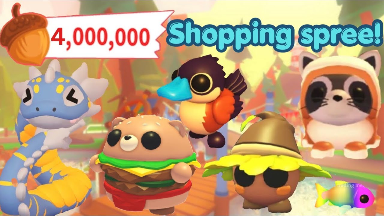 4,000,000 ACORN SHOPPING SPREE | ADOPT ME SUMMER CAMP 2026