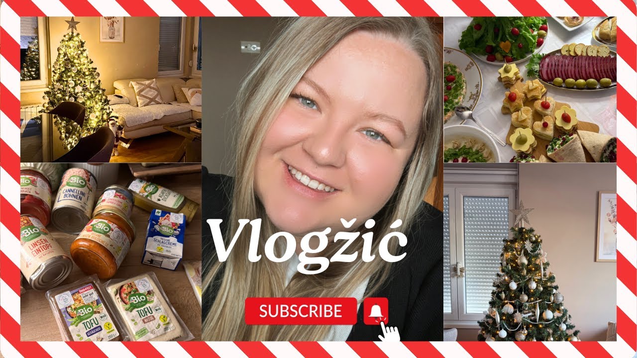 VLOGŽIĆ #1: Počinje praznična sezona! Dekoracija + velika nabavka + posna pasta u belom sosu 🍝
