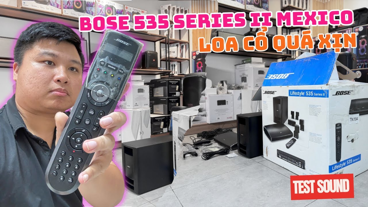 Trải nghiệm loa Bose Life Style 535 series II với Hệ Thống Dây cực kì đơn giản