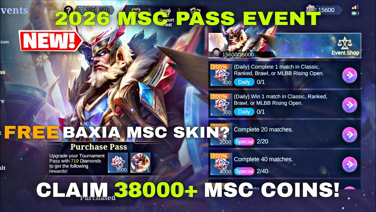 2026 MSC PASS EVENT MOBILE LEGENDS BANG BANG