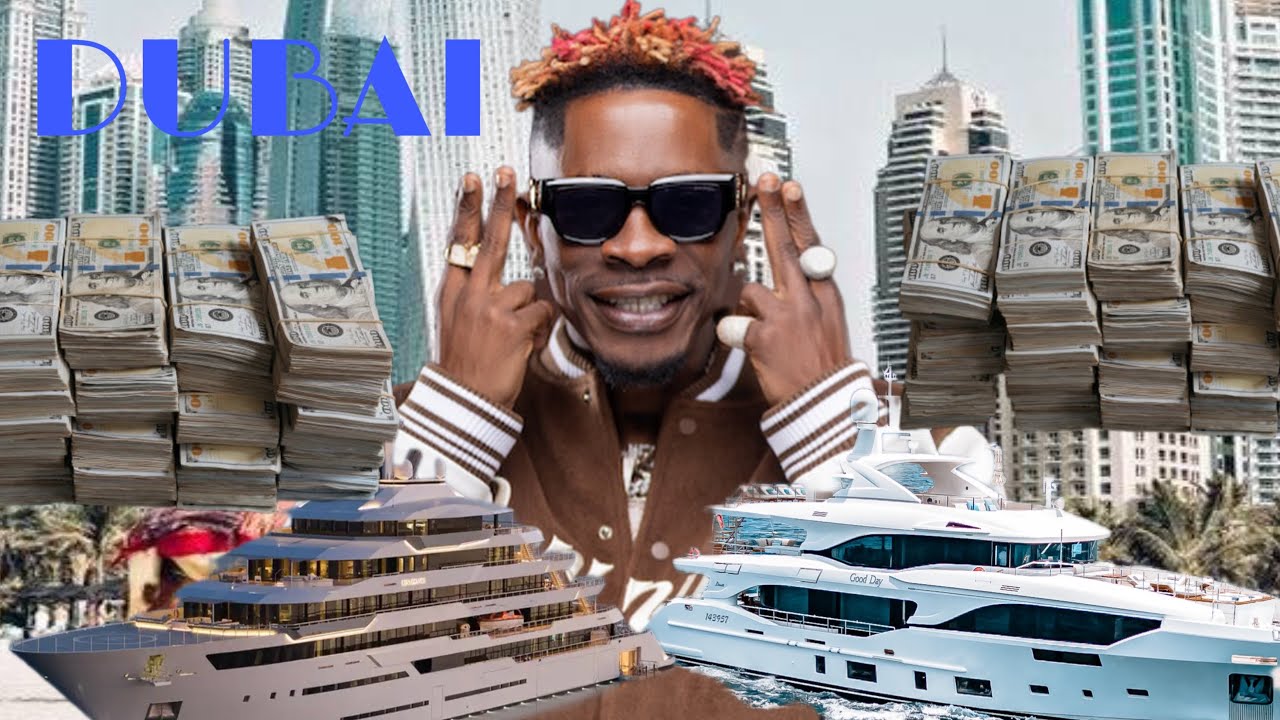 Shatta wale reviews  his hidden secret about the yacht 🛥️ he owns in Dubai 😳😳😳