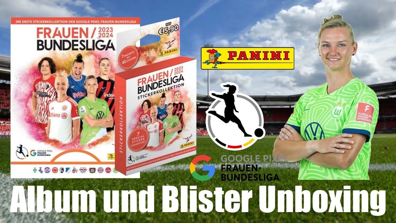 Der Hammer😍|Panini Frauen Bundesliga Sticker 2023/24 Hardcover-Album& Eco-Pack Unboxing!🔥