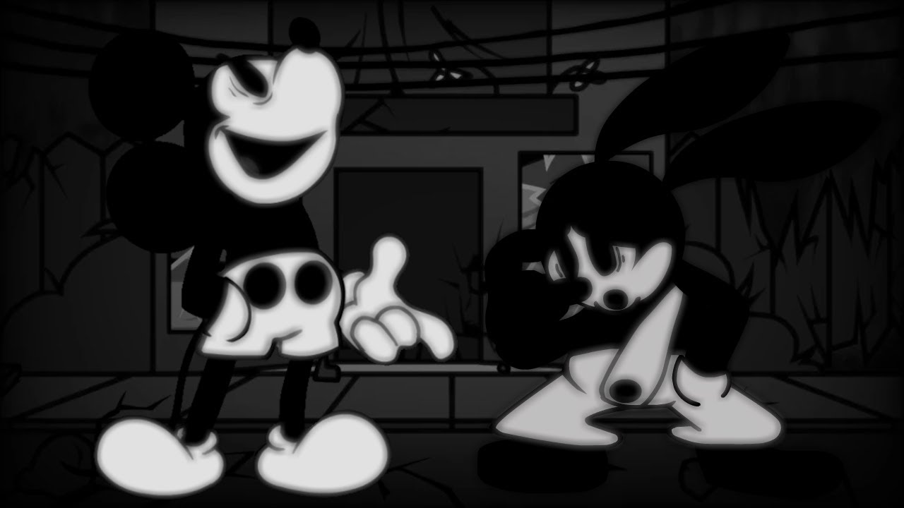 【FNF】Isolated V2 but Mickey Mouse and Oswald sings it