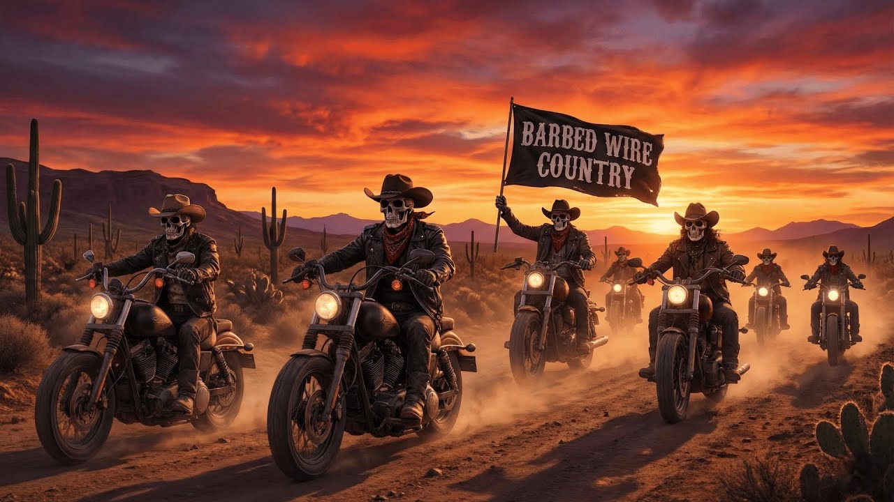 Dark Country for Ghost Riders | Bound to the Road, Not the Law 🏍️🔥 | Biker Outlaw Music