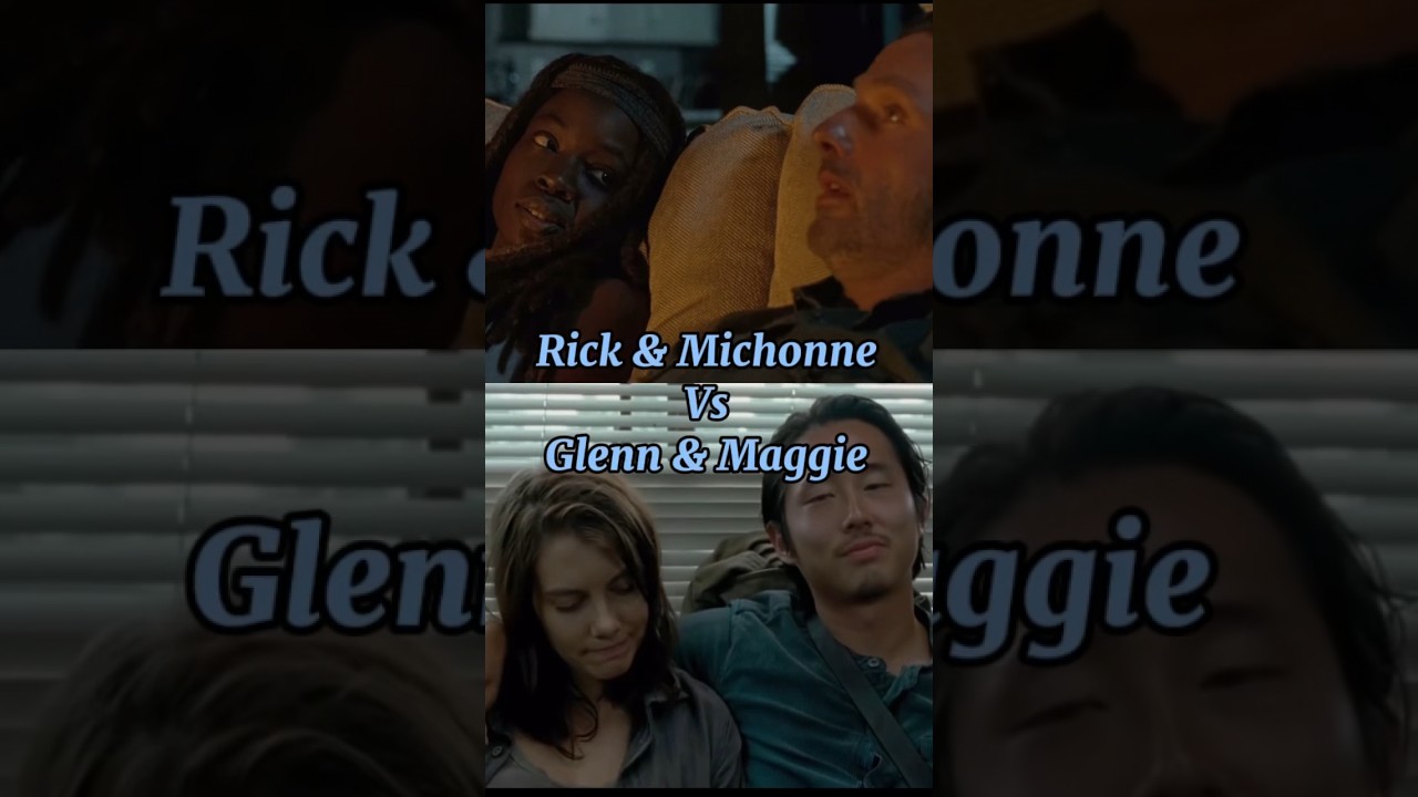 Walking Dead couples (Part1) Rick & Michonne Vs Glenn & Maggie #thewalkingdead #rickgrimes #shorts