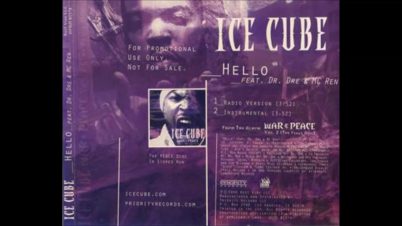 Ice Cube ft. NWA - Hello (Instrumental) prod. by Dr. Dre