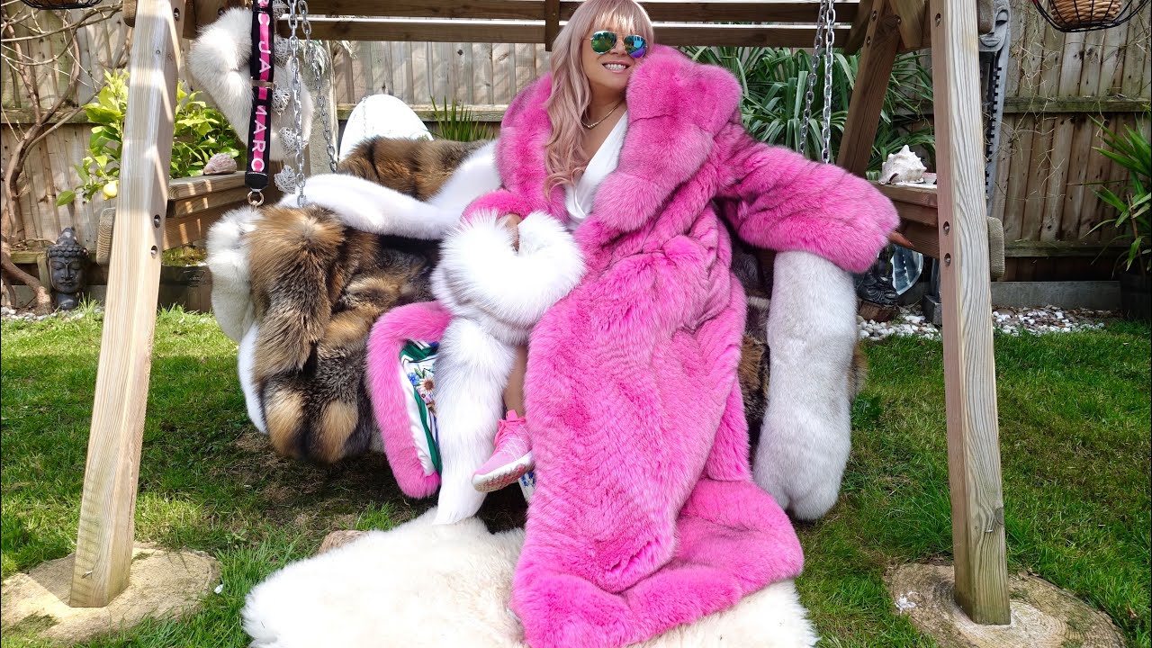 My Birthday present ♈️ Royal SAGA fox fur coat review try-on