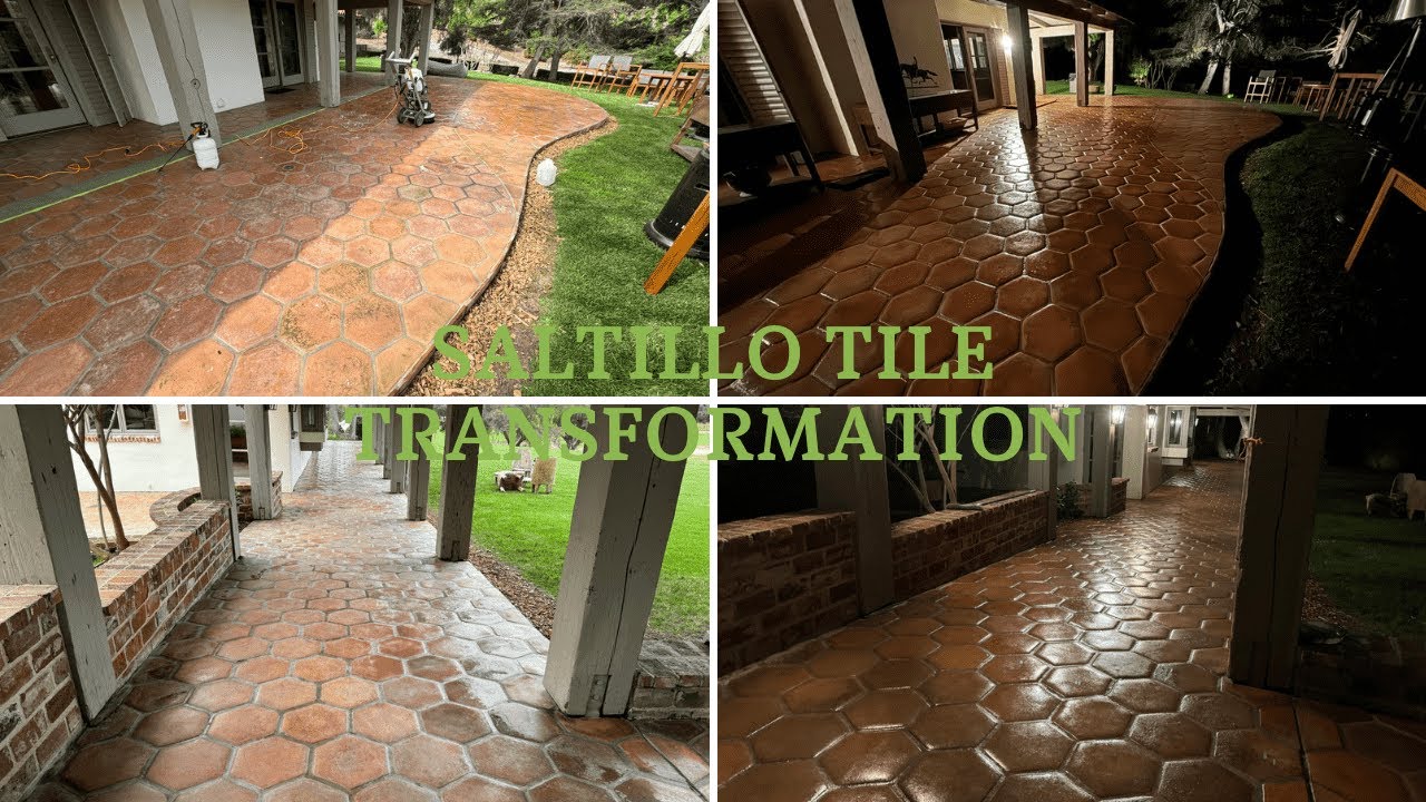 Restoring Saltillo Tile: Stripping, Cleaning, and Sealing For A Stunning Finish #tilecleaning