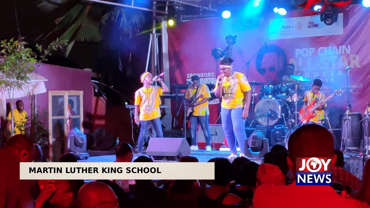 Martin Luther King School band performs at 2019 Pop Chain Concert