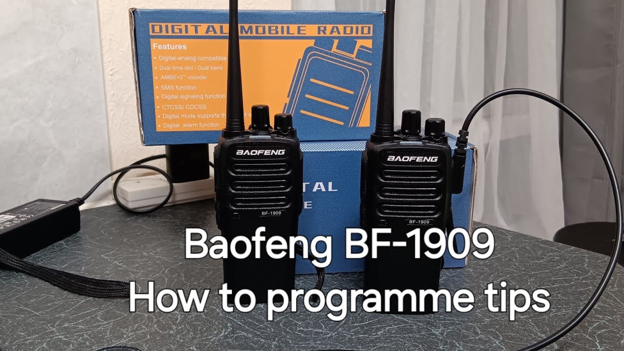 Baofeng BF-1909 Radio programming hints and tips #baofeng #BF-1909