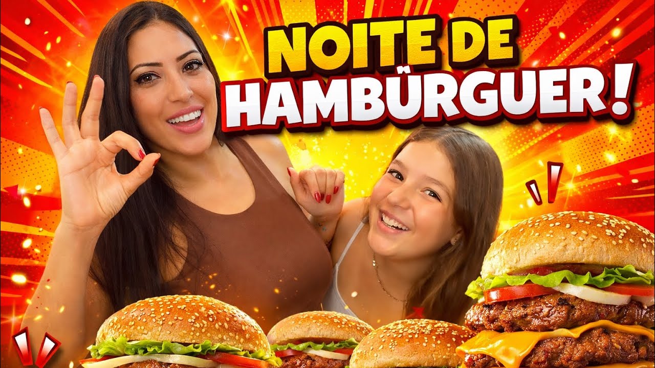 NOITE DE HAMBÚRGUER* será que deu certo?*