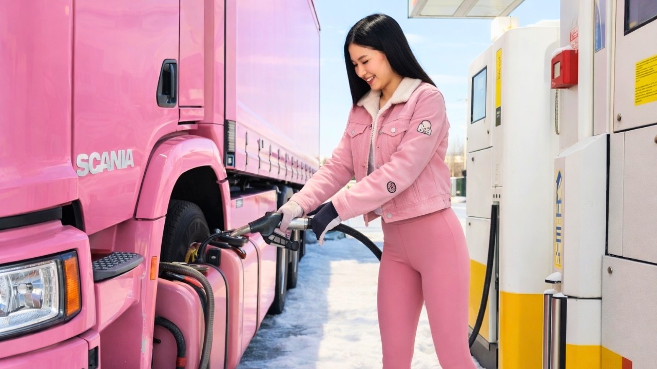 A Day as a Solo Truck Driver: Facing the Snowy Tunnels of the Alps