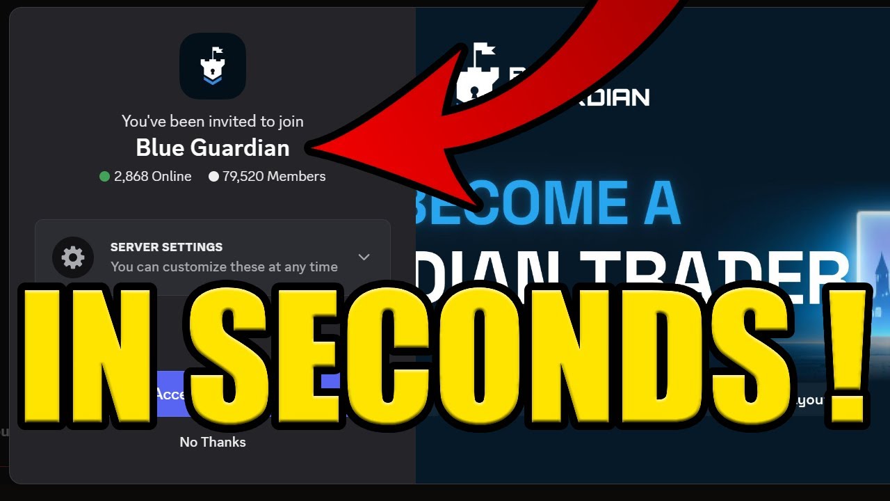 HOW to JOIN GUARDIAN TRADER DISCORD SERVER ✅PC & MOBILE✅