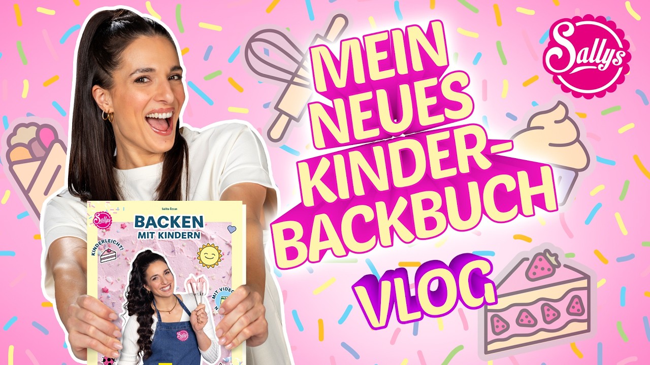Backen mit Kindern / Mein neues Kinder-Backbuch ist endlich da! Vlog & Einblicke