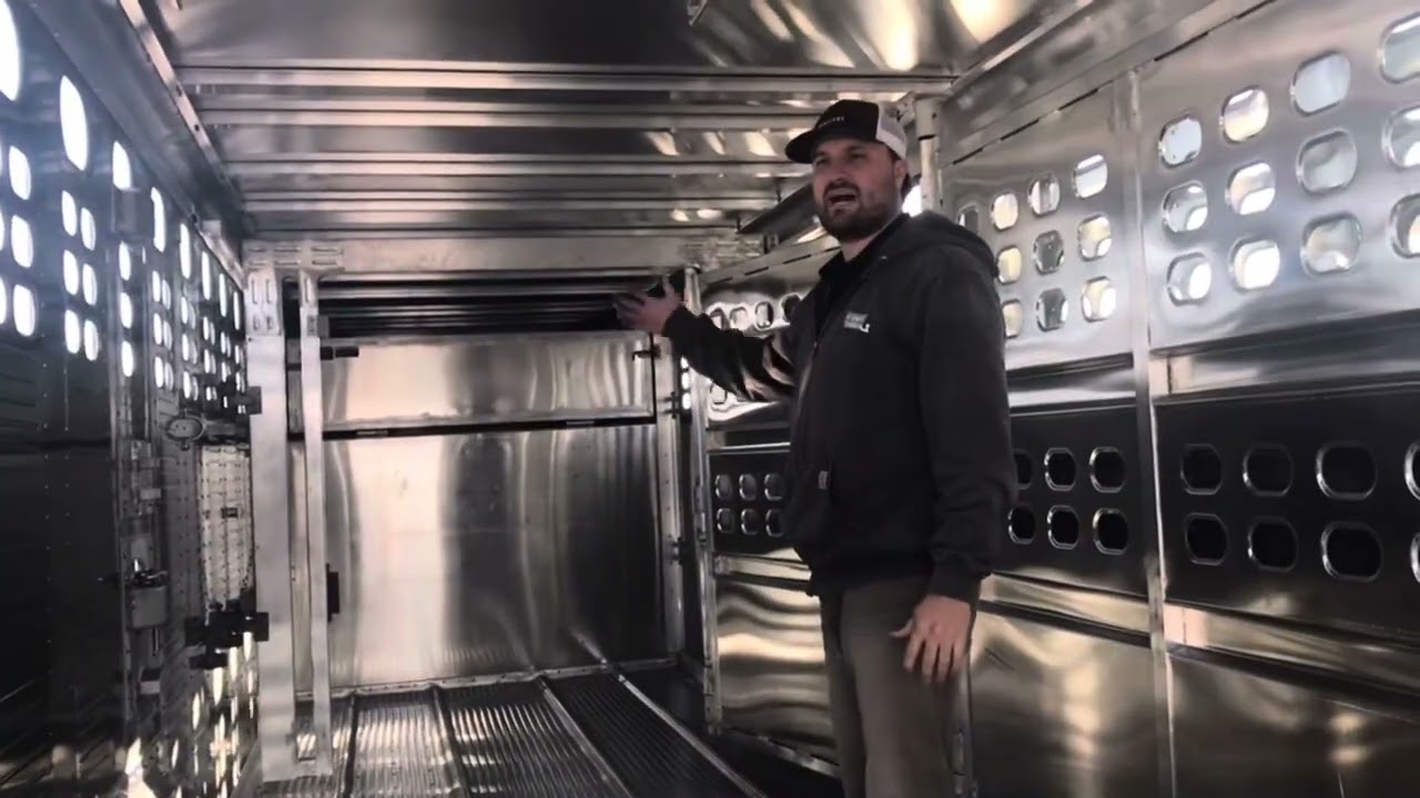 7x24 Wilson Livestock Trailer walk around