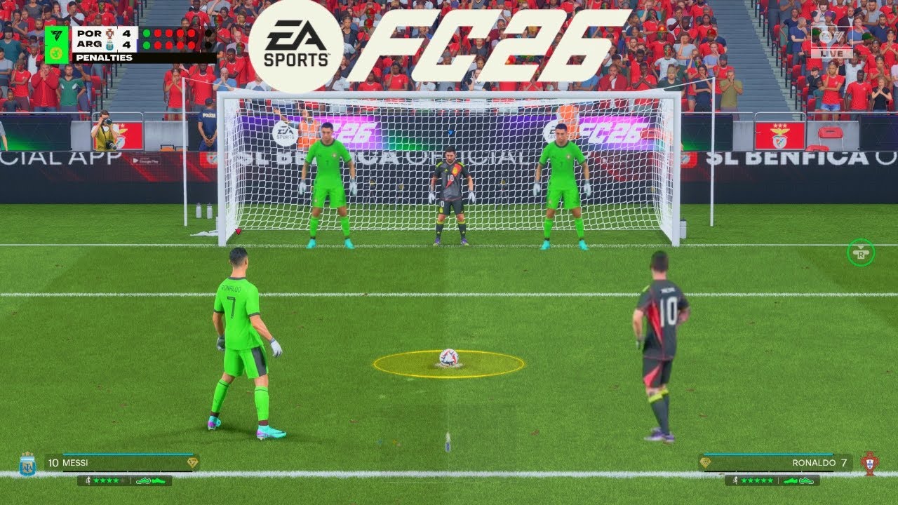 PORTUGAL VS  ARGENTINA WORLD CUP 2026 FINAL MATCH PANELTY SHOOTOUT GAMEPLAY RONALDO VS MESSI