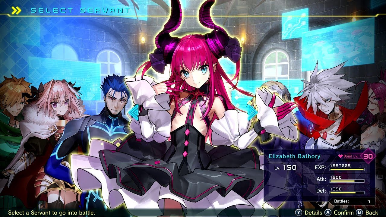 Fate/EXTELLA Link: Elizabeth Bathory - Max Level Build