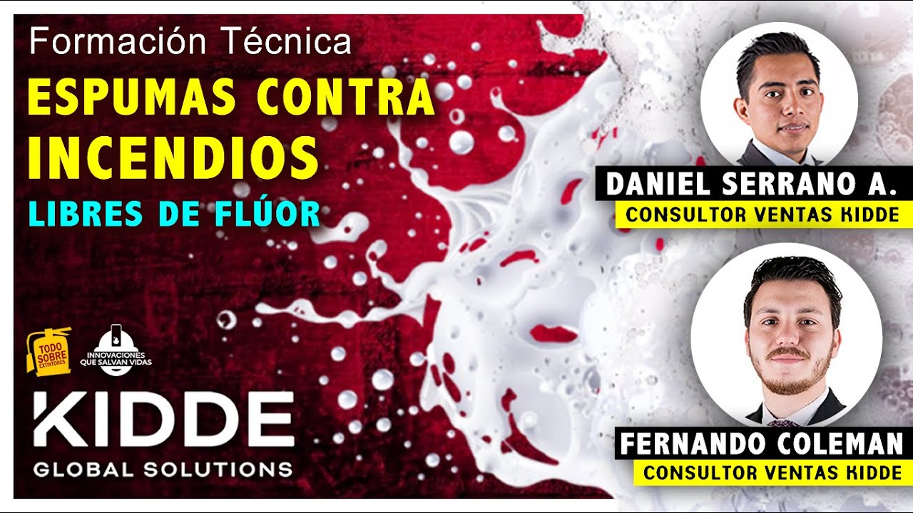 ESPUMAS CONTRA INCENDIO LIBRES DE FLUOR  💨🔥 Formación #Kidde