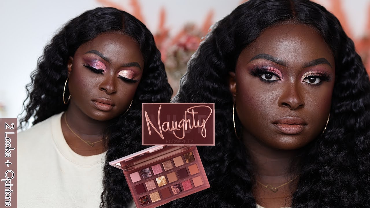 I Used It, But I Have Thoughts! HUDA BEAUTY NAUGHTY NUDE Palette (Swatches + Review) | Ohemaa