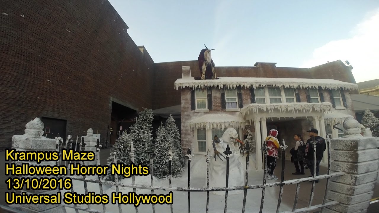 Universal Studios Hollywood - HHN - Krampus Maze