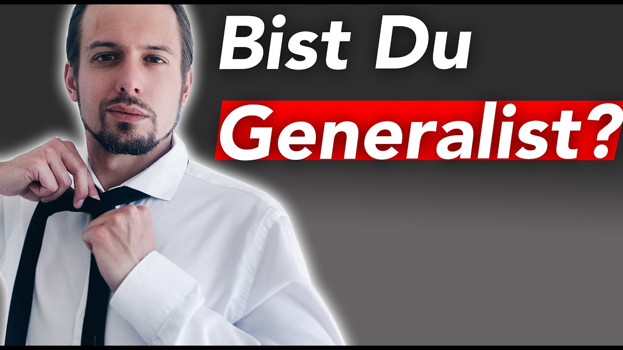 DARUM gehört die Zukunft den Generalisten (JBP-Prinzip)