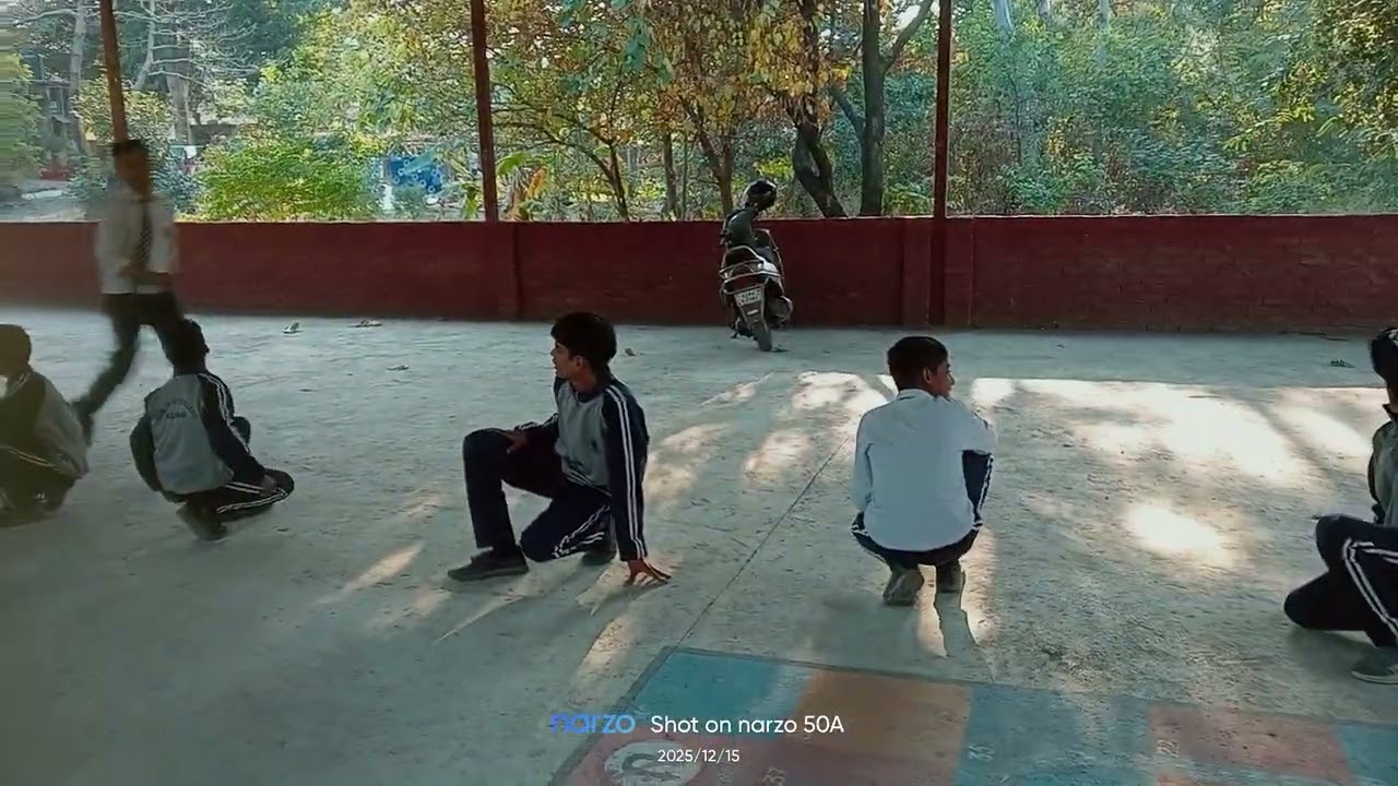 बच्चों को खो-खो खेलने में मजा आ गया 
